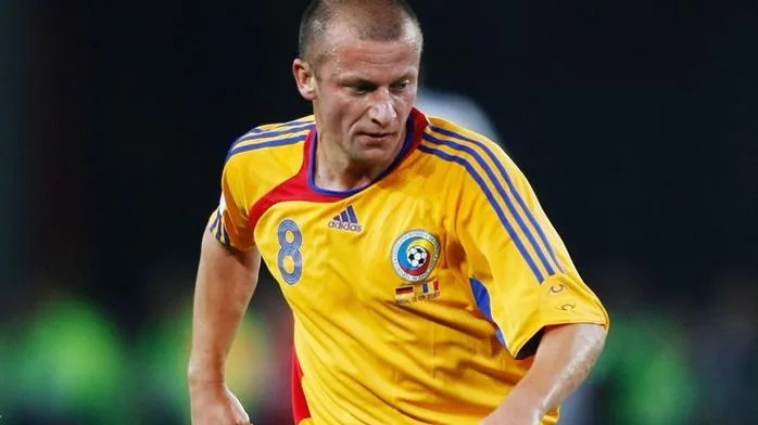 Dorinel Munteanu în tricoul Naționalei României